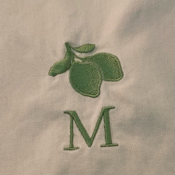 Pottery Barn 100% cotton off white 70” square tablecloth and 16” by 90” runner. - Picture 3 of 9